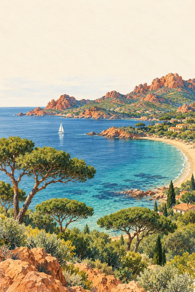 Les couleurs d’Agay et de l’Estérel